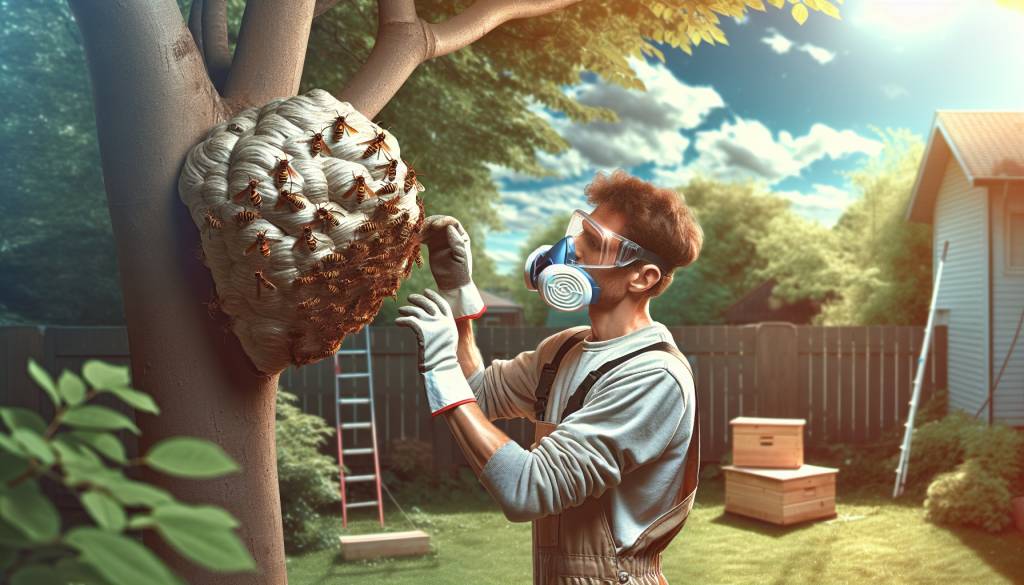 La nécessité d'une entreprise expérimentée pour la destruction nids de frelons asiatiques à Charbonnières les Bains