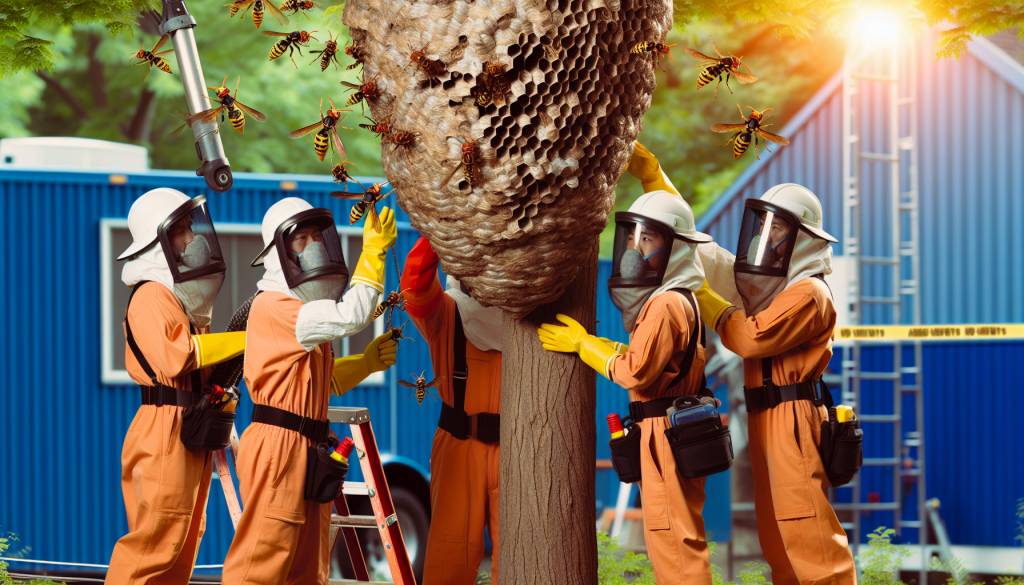 Destruction nids de frelons asiatiques à Bron : comment protéger votre environnement ?