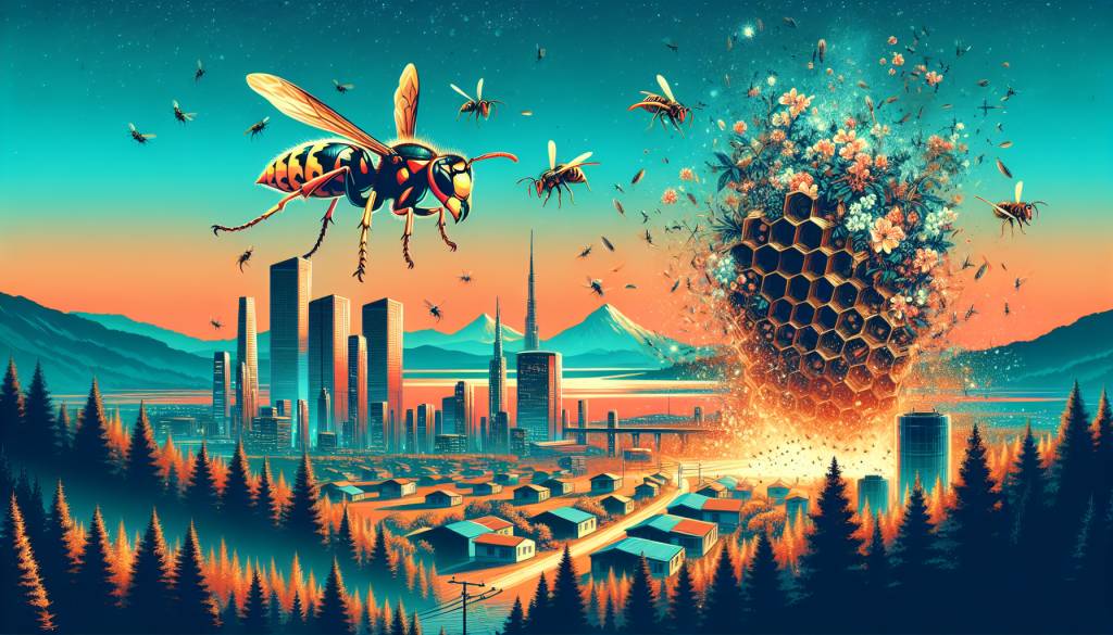 Approche écologique pour la destruction nid de frelons asiatique à La Rochelle