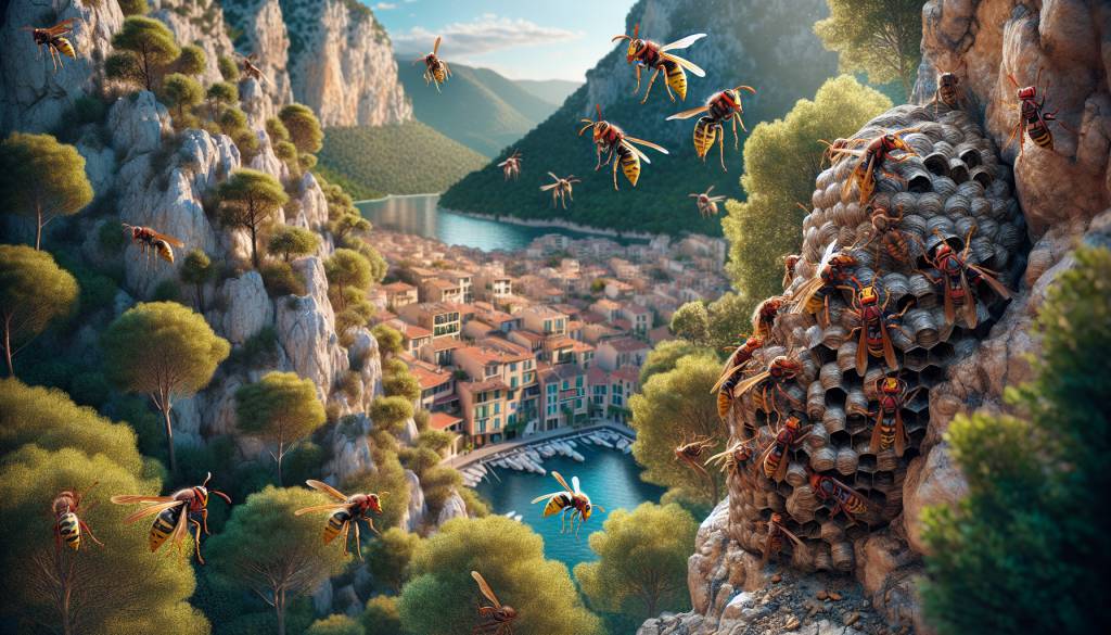 Entreprise destruction nids de frelons asiatiques Mougins