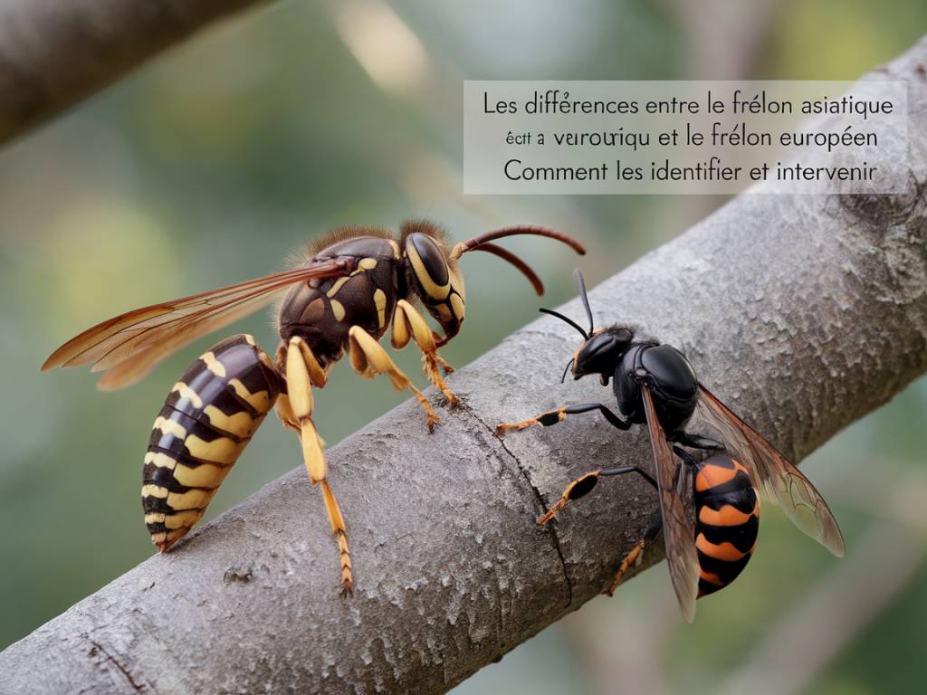 Les différences entre le frelon asiatique et le frelon européen : comment les identifier et intervenir